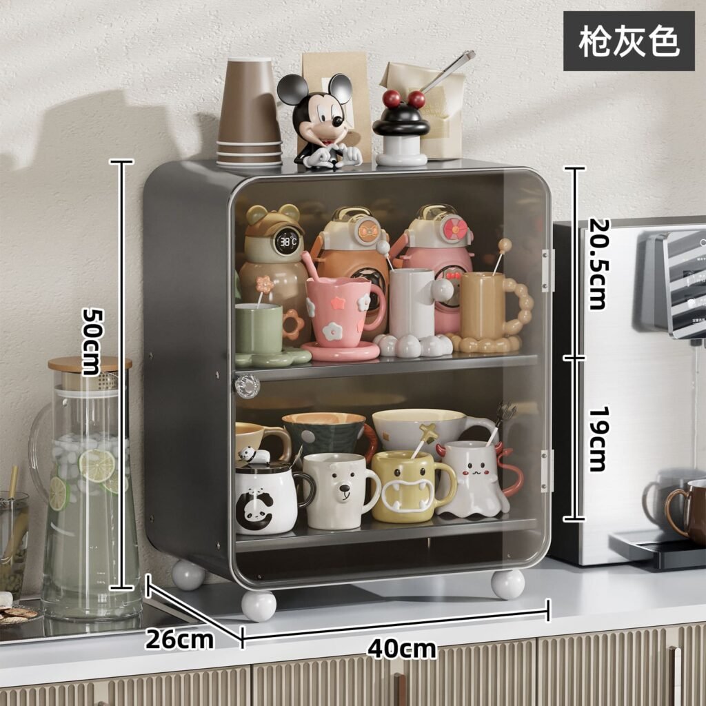 Dust-Proof & Water-Draining Display Storage Cabinet