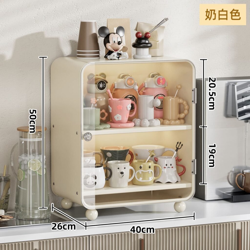 Dust-Proof & Water-Draining Display Storage Cabinet