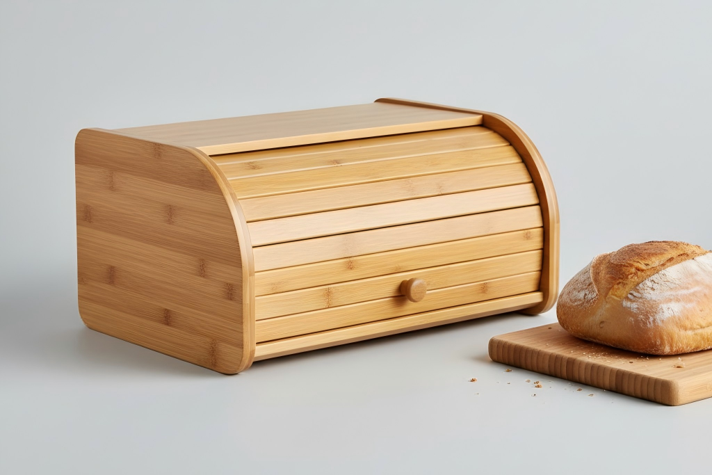 bamboo eco-friendly bread box wholesale positioning