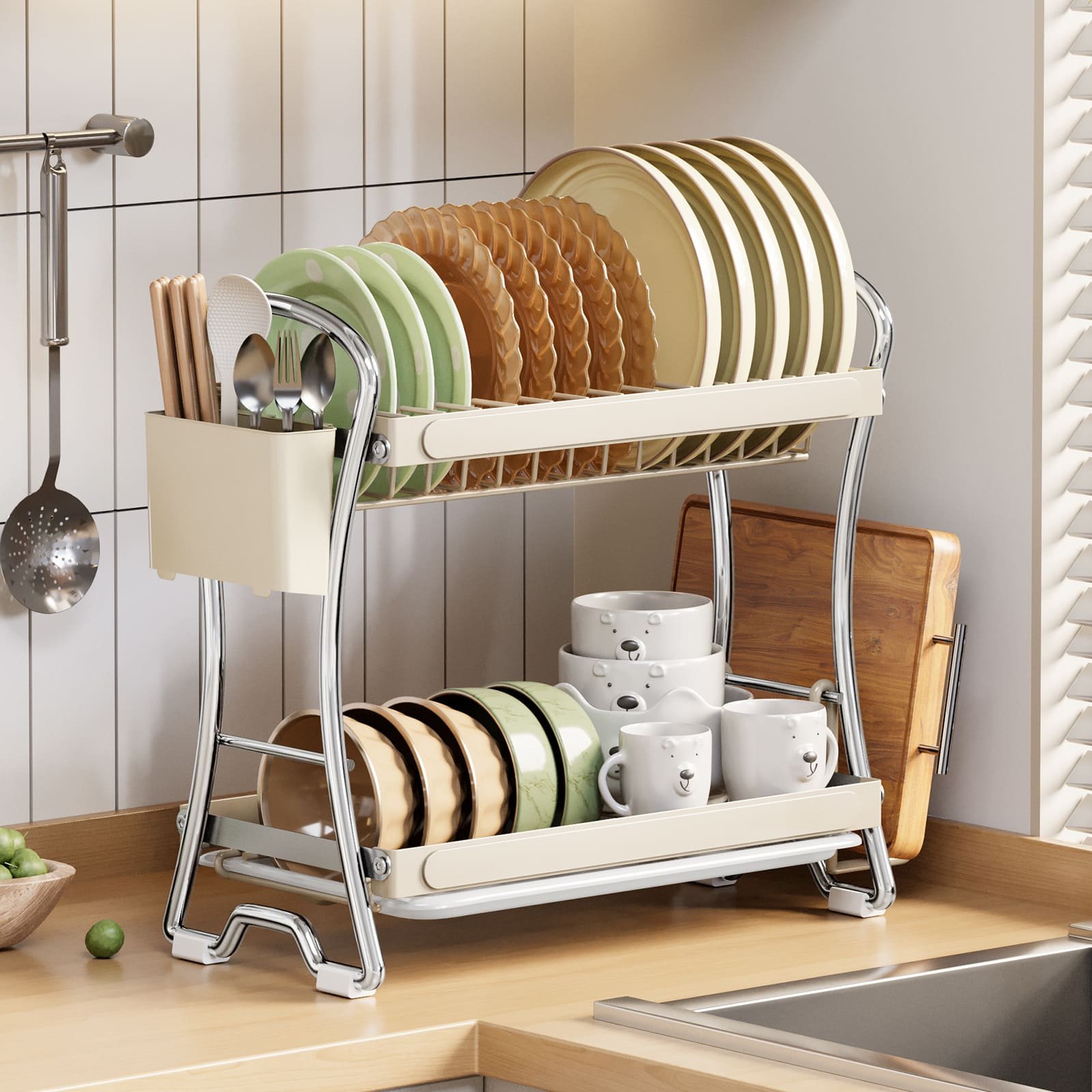 Decision variables for custom dish racks