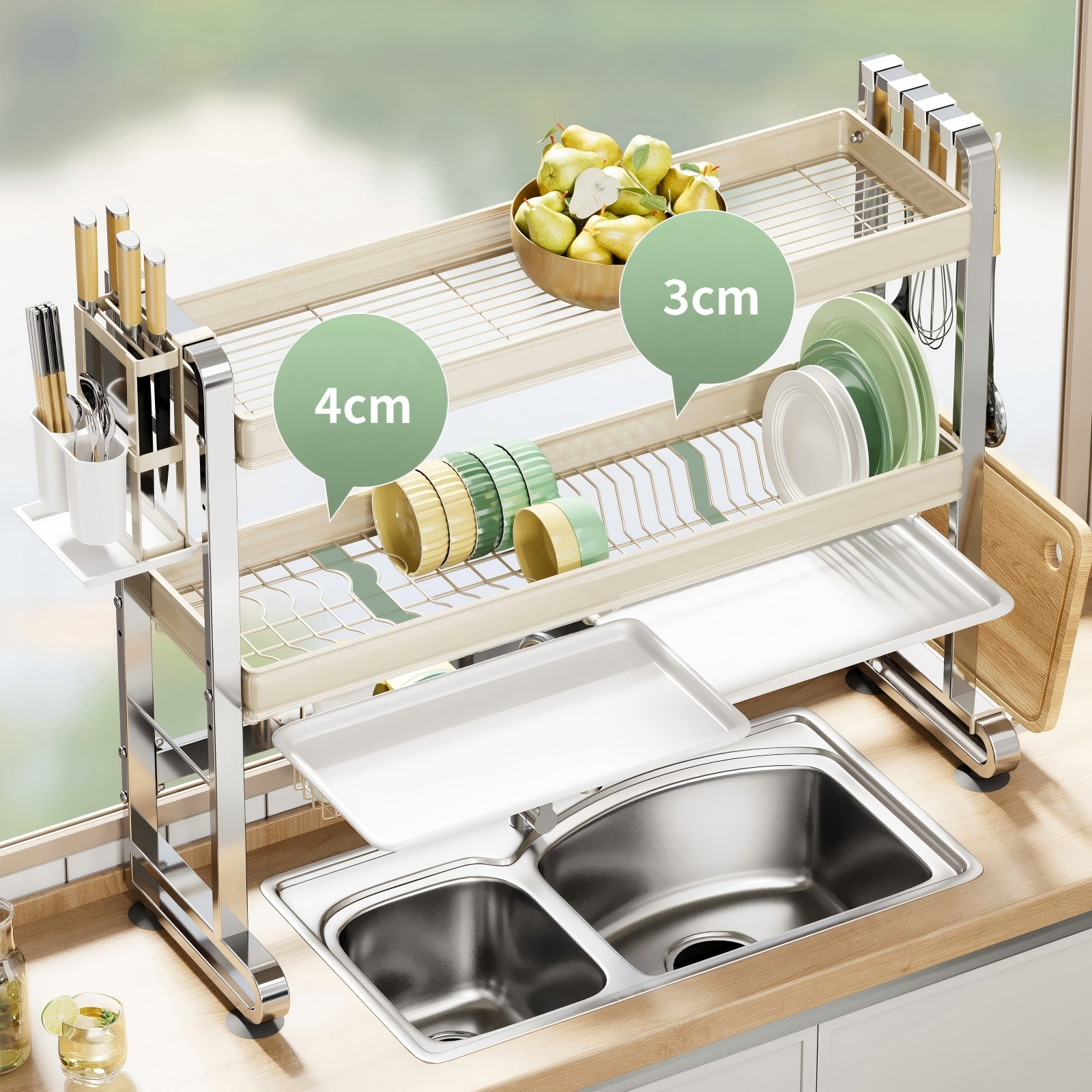 Over Sink Dish Drainer Rack Manufacturer