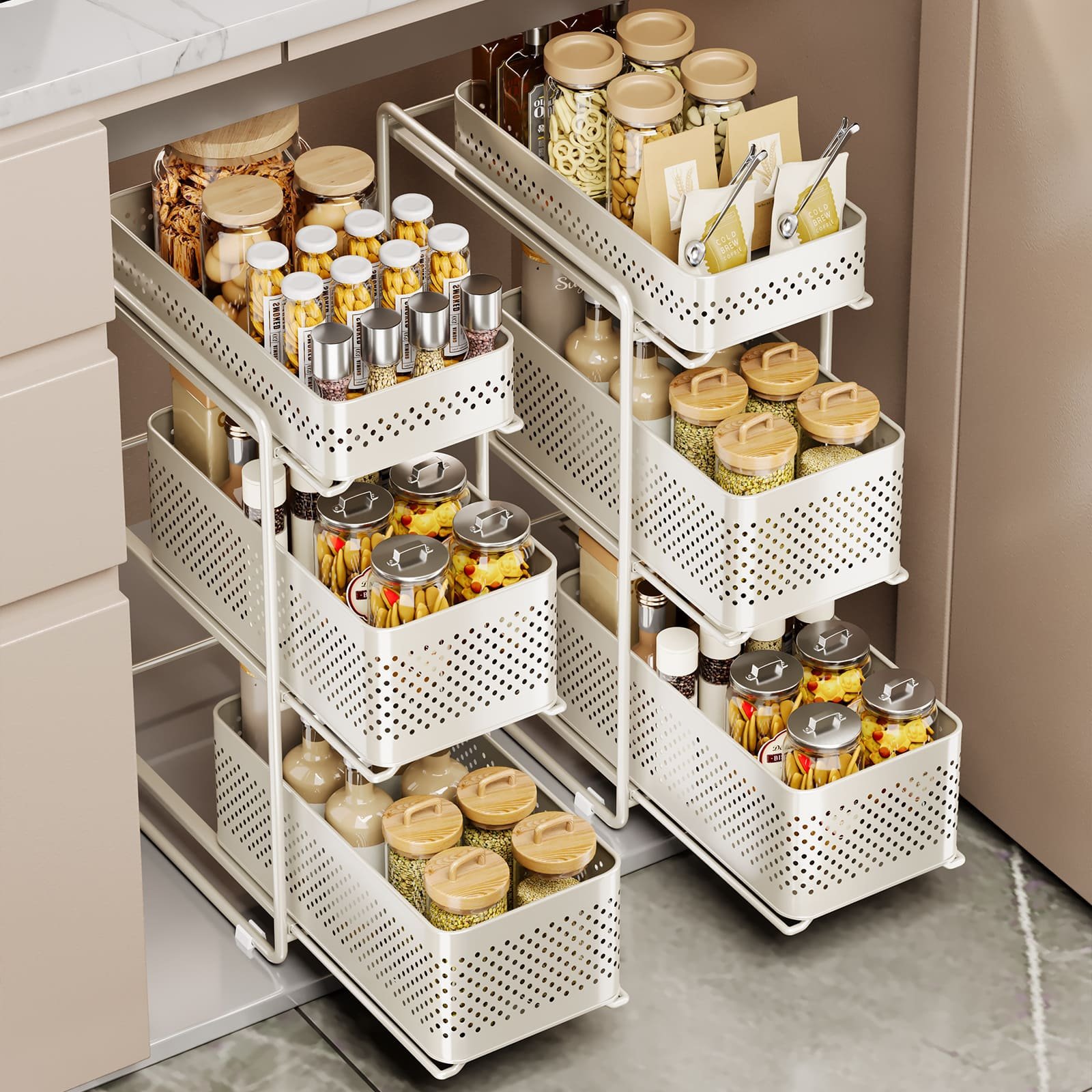 slide-out trays