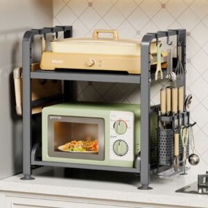 2 Tiers Micro-oven Storage Rack Manufacturer