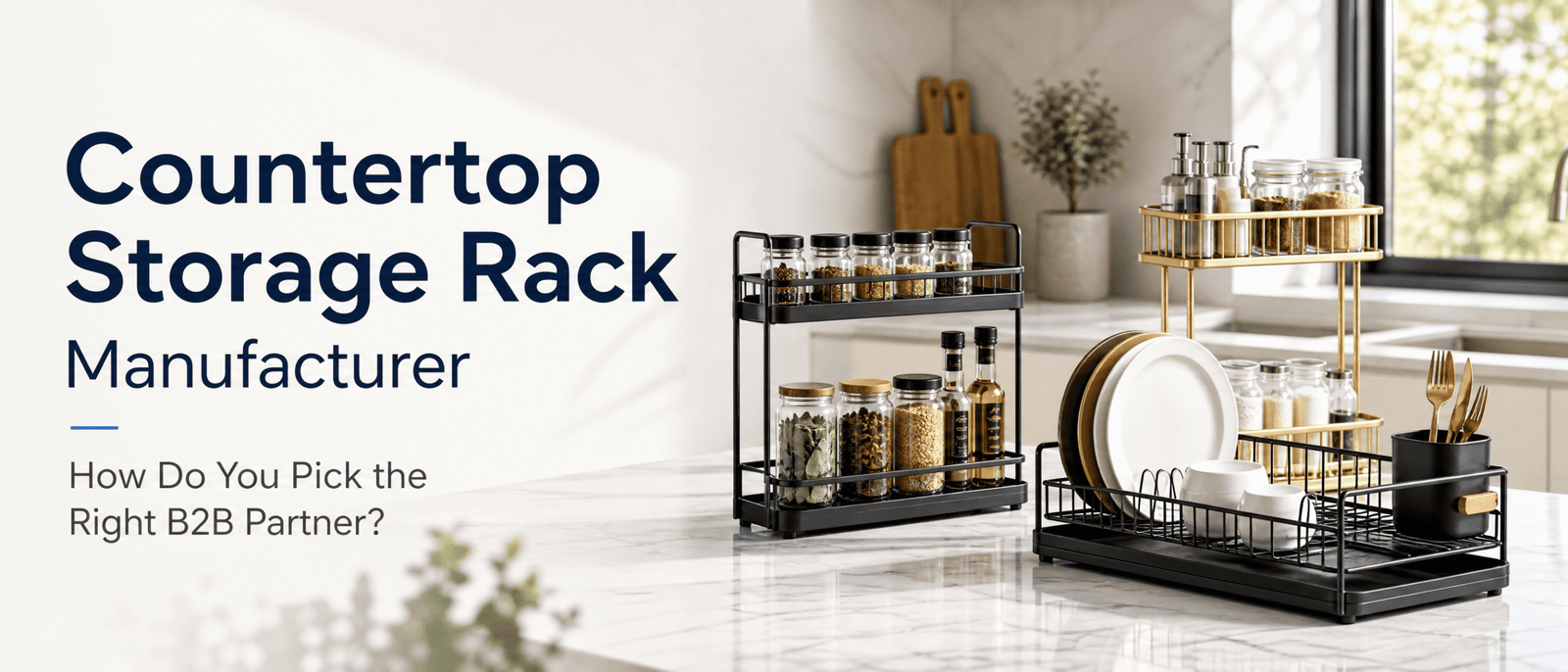 Countertop Storage Rack Manufacturer: How Do You Pick the Right B2B Partner?