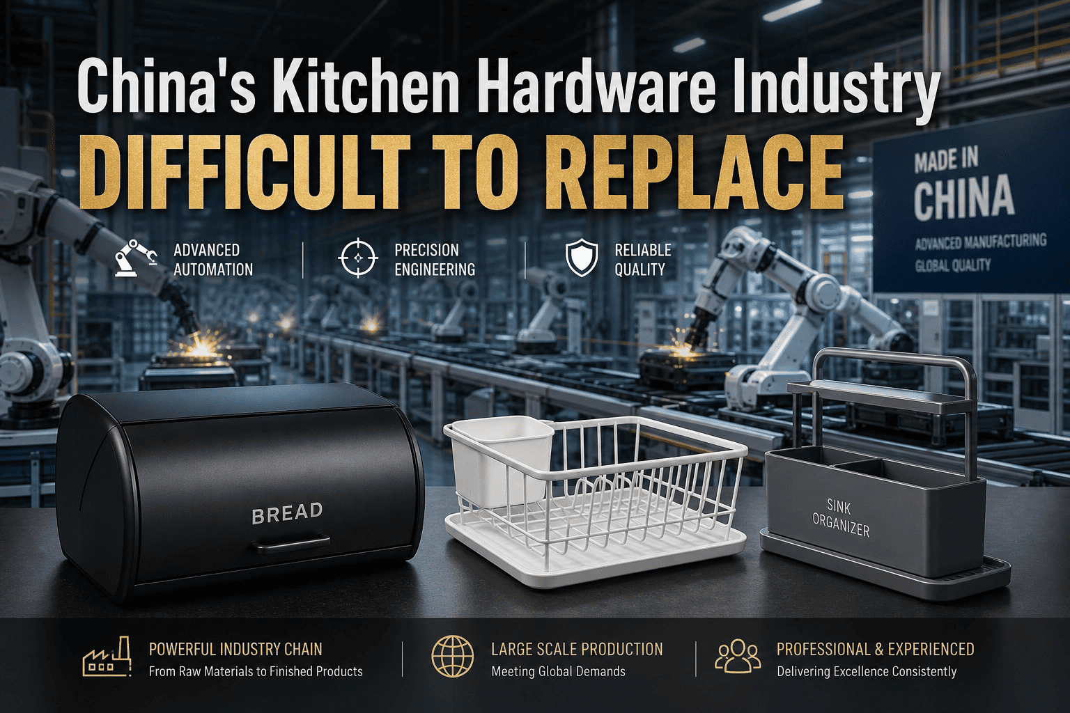 China's kitchen hardware industry difficult to replace