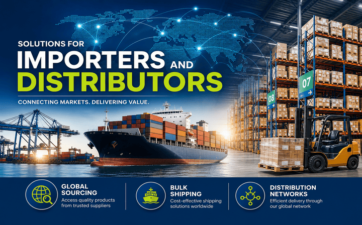 Importers and distributors solution -- stable supply chain and wholesale kitchen products
