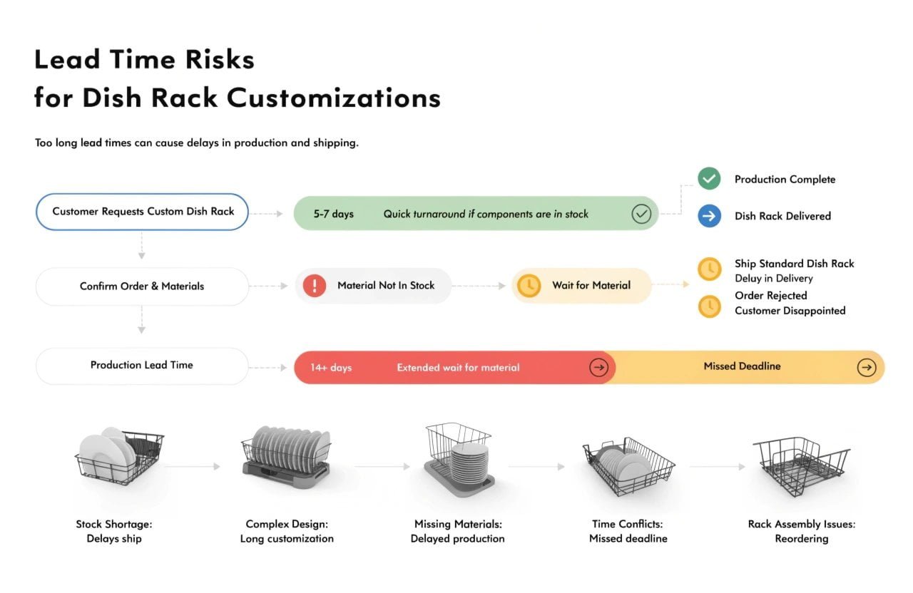 Dish Rack Production Time Challenges